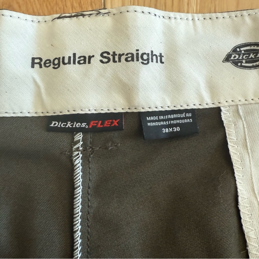 Dickies Mens Green Cargo Pant Regular Fit Straight Leg Size 38x30 - Picture 5 of 9